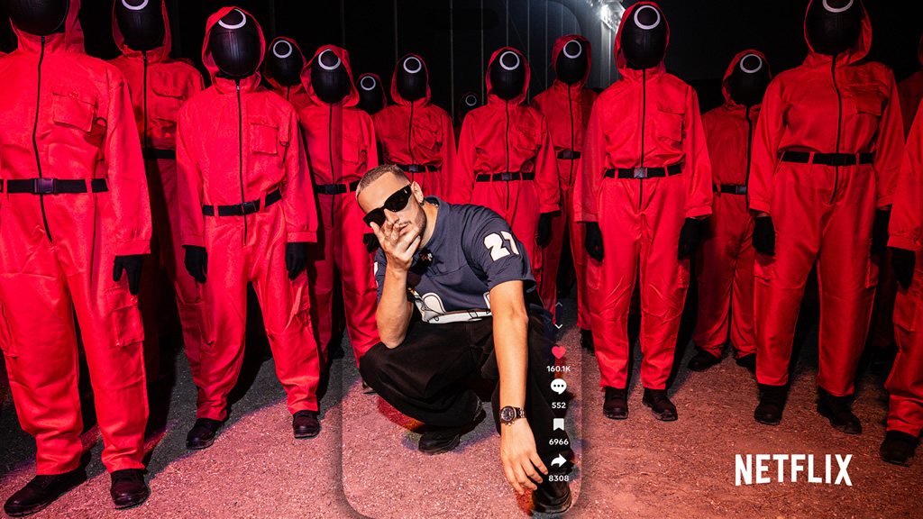 picture of Launching Squid Game Last Season with DJ Snake